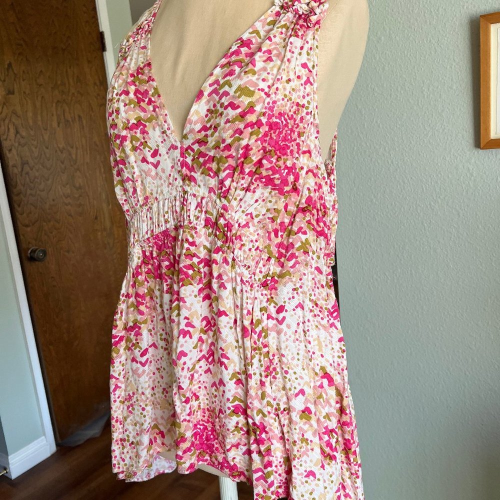 Mauve by Anthropologie Pink Top Large NWT